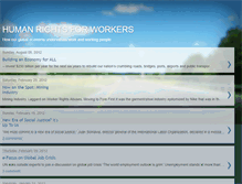 Tablet Screenshot of humanrightsforworkers.blogspot.com