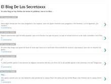 Tablet Screenshot of elblogdelossecretoxxx.blogspot.com