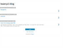 Tablet Screenshot of bsoeryo.blogspot.com