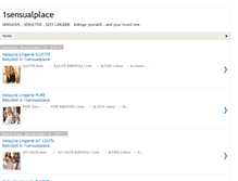Tablet Screenshot of 1sensualplace.blogspot.com