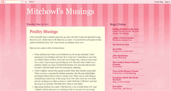 Desktop Screenshot of mitchowlsmusings.blogspot.com