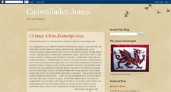 Desktop Screenshot of cadwalladerjones.blogspot.com