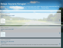 Tablet Screenshot of belajar-asuransi-kerugian.blogspot.com