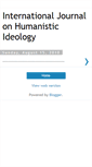 Mobile Screenshot of humanisticideology.blogspot.com