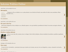 Tablet Screenshot of informepoliticoonline.blogspot.com