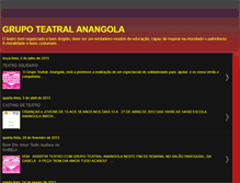 Tablet Screenshot of grupoteatralanangola.blogspot.com