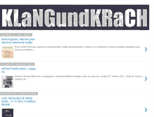 Tablet Screenshot of klangundkrach.blogspot.com