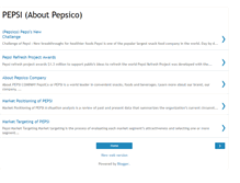 Tablet Screenshot of aboutpepsico.blogspot.com
