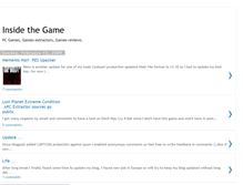 Tablet Screenshot of int0thegame.blogspot.com