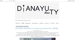 Desktop Screenshot of dianayuty.blogspot.com