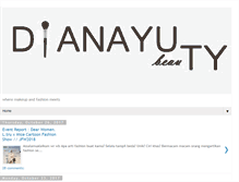 Tablet Screenshot of dianayuty.blogspot.com