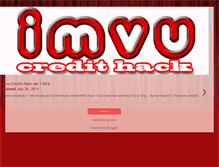 Tablet Screenshot of imvu-credits-hack.blogspot.com