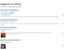 Tablet Screenshot of megatrontoinfinity.blogspot.com