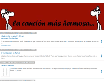 Tablet Screenshot of lacancionmashermosa.blogspot.com