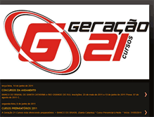 Tablet Screenshot of geracao21cursos.blogspot.com