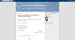 Desktop Screenshot of jamesbondwatchregistries.blogspot.com