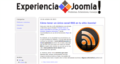 Desktop Screenshot of experienciajoomla.blogspot.com