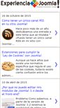 Mobile Screenshot of experienciajoomla.blogspot.com