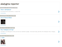 Tablet Screenshot of aladygma-reporter.blogspot.com