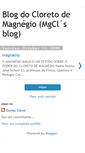 Mobile Screenshot of cloretodemagnesio.blogspot.com