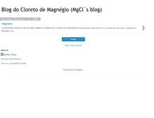 Tablet Screenshot of cloretodemagnesio.blogspot.com