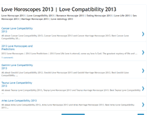 Tablet Screenshot of 2013lovehoroscopes2013.blogspot.com