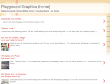 Tablet Screenshot of playgroundgraphics.blogspot.com