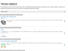 Tablet Screenshot of cedecotecno.blogspot.com