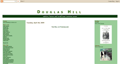 Desktop Screenshot of douglasjhill.blogspot.com