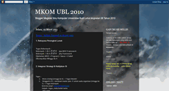 Desktop Screenshot of mkomubl10.blogspot.com
