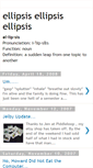 Mobile Screenshot of ellipsisellipsisellipsis.blogspot.com