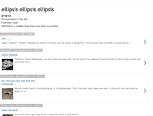 Tablet Screenshot of ellipsisellipsisellipsis.blogspot.com