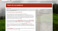Desktop Screenshot of diariodeunabailarinaoriental.blogspot.com