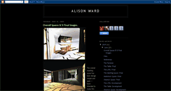 Desktop Screenshot of alisonnward.blogspot.com