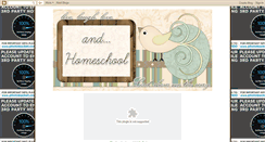 Desktop Screenshot of andhomeschool.blogspot.com
