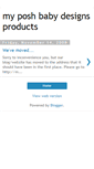 Mobile Screenshot of myposhbabydesignsproducts.blogspot.com