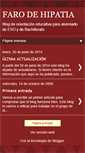 Mobile Screenshot of farodehipatia.blogspot.com