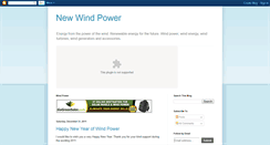 Desktop Screenshot of newwindpower.blogspot.com