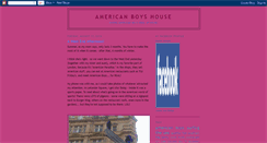 Desktop Screenshot of americanboyshouse.blogspot.com