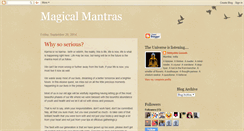 Desktop Screenshot of magical-mantras.blogspot.com
