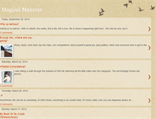 Tablet Screenshot of magical-mantras.blogspot.com