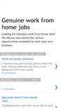 Mobile Screenshot of get-genuine-work-from-home-jobs.blogspot.com