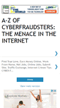 Mobile Screenshot of a2zofcyberfraudsters.blogspot.com