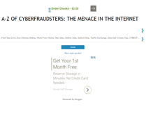 Tablet Screenshot of a2zofcyberfraudsters.blogspot.com