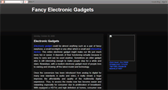 Desktop Screenshot of fancyelectronicgadgets.blogspot.com