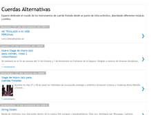 Tablet Screenshot of cuerdasalternativas.blogspot.com