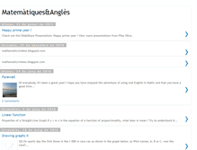 Tablet Screenshot of mathemasenglish.blogspot.com