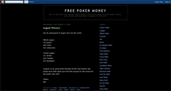 Desktop Screenshot of no-deposit-free-poker-money.blogspot.com