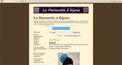 Desktop Screenshot of marmotteabijoux.blogspot.com