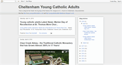 Desktop Screenshot of cheltenhamcatholicadults.blogspot.com